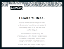 Tablet Screenshot of gabrielamadeus.com
